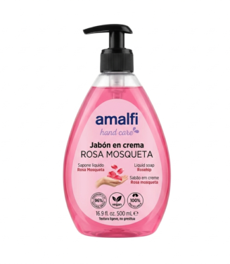 P2013 JABON ROSA  MOSQUETA 500ML AMALFI