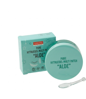 C0537 PUREDERM BLACK PURE  HYTRUEGEL MULTI PATCH ALOE (60 parches para parpados Y ojeras)