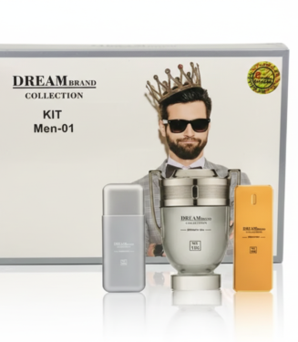 C0455 DREAM BRAND KIT MEN No. 01 25ML 3PC
