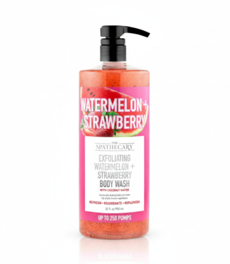C0166 THE SPATHECARY EXFOLIATING WATERMELON + STRAWBERRY BODY WASH 950ML