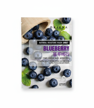 C0114 ORJENA NATURAL MOISTURE MASK - BLUEBERRY