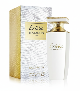 C0400 EXATATIC BALMAIN PARIS GOLD MUSK EAU DE TO. 1OOML